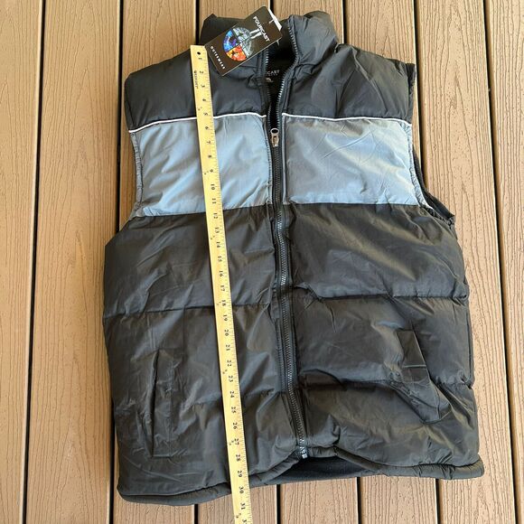 Puffer Vest Men’s 2XL Fourcast Black Gray NWT Winter XXL Gorpcore‎ Outdoors - Picture 5 of 7